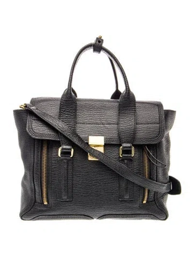 Pre-owned 3.1 Phillip Lim Leather Top Handle Bag In Black