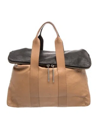 Pre-owned 3.1 Phillip Lim Leather Top Handle Bag In Black