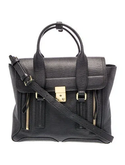 Pre-owned 3.1 Phillip Lim Leather Top Handle Bag In Black