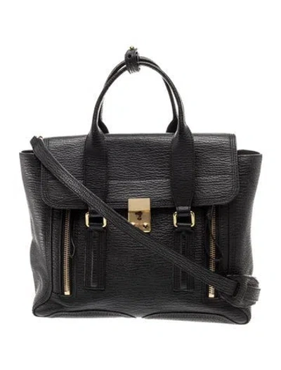 Pre-owned 3.1 Phillip Lim Leather Top Handle Bag In Black