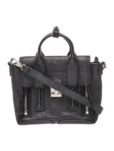 Pre-owned 3.1 Phillip Lim Leather Top Handle Bag In Black