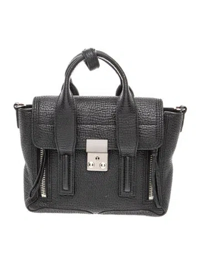 Pre-owned 3.1 Phillip Lim Leather Top Handle Bag In Black