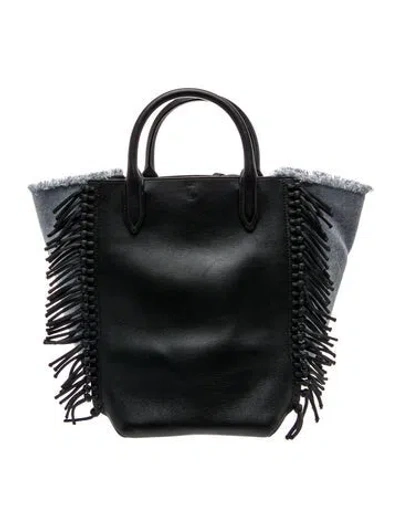 Pre-owned 3.1 Phillip Lim Leather Top Handle Bag In Black