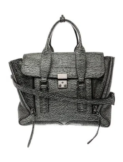 Pre-owned 3.1 Phillip Lim Leather Top Handle Bag In Black