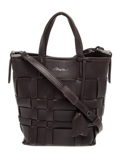 Pre-owned 3.1 Phillip Lim Leather Top Handle Bag In Black