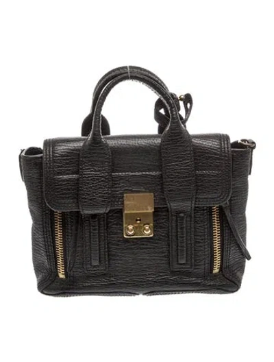Pre-owned 3.1 Phillip Lim Leather Top Handle Bag In Black
