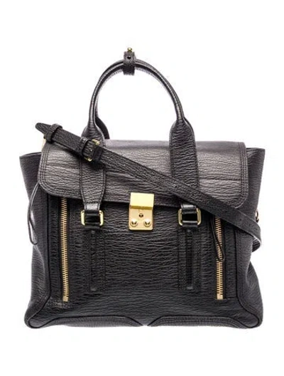 Pre-owned 3.1 Phillip Lim Leather Top Handle Bag In Black