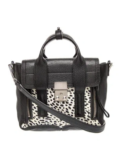 Pre-owned 3.1 Phillip Lim Leather Top Handle Bag In Black
