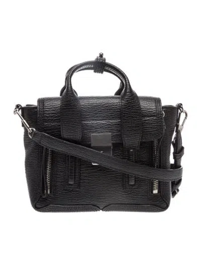 Pre-owned 3.1 Phillip Lim Leather Top Handle Bag In Black