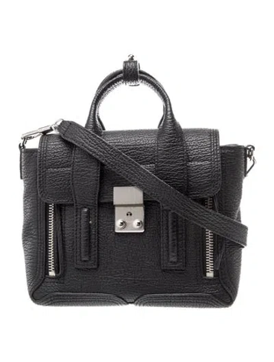 Pre-owned 3.1 Phillip Lim Leather Top Handle Bag In Black