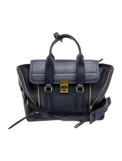 Pre-owned 3.1 Phillip Lim Leather Top Handle Bag In Blue
