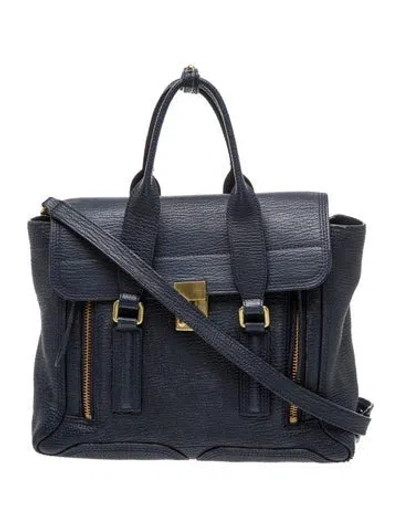 Pre-owned 3.1 Phillip Lim Leather Top Handle Bag In Blue