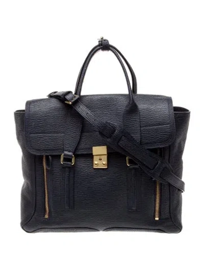 Pre-owned 3.1 Phillip Lim Leather Top Handle Bag In Blue