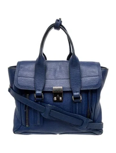 Pre-owned 3.1 Phillip Lim Leather Top Handle Bag In Blue