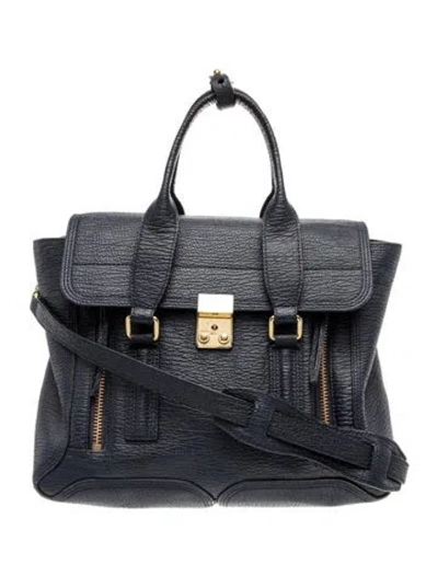 Pre-owned 3.1 Phillip Lim Leather Top Handle Bag In Blue