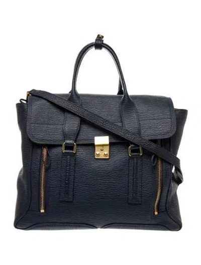 Pre-owned 3.1 Phillip Lim Leather Top Handle Bag In Blue