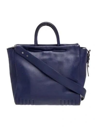 Pre-owned 3.1 Phillip Lim Leather Top Handle Bag In Blue