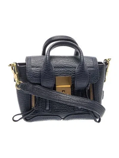 Pre-owned 3.1 Phillip Lim Leather Top Handle Bag In Blue