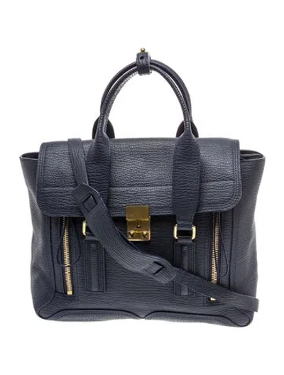 Pre-owned 3.1 Phillip Lim Leather Top Handle Bag In Blue