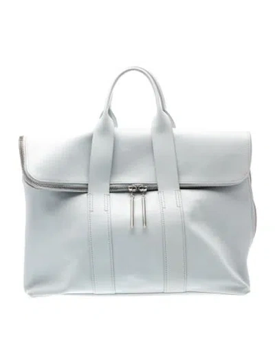 Pre-owned 3.1 Phillip Lim Leather Top Handle Bag In Blue