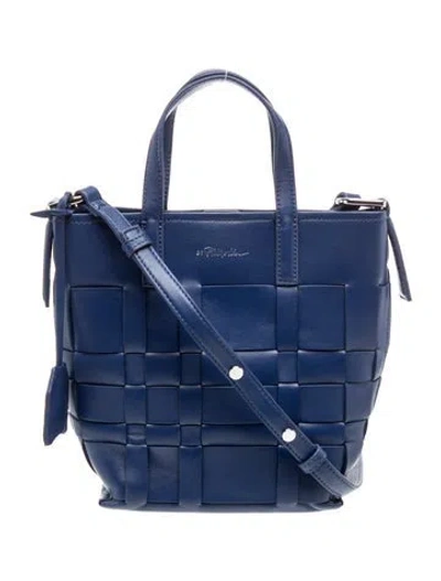 Pre-owned 3.1 Phillip Lim Leather Top Handle Bag In Blue