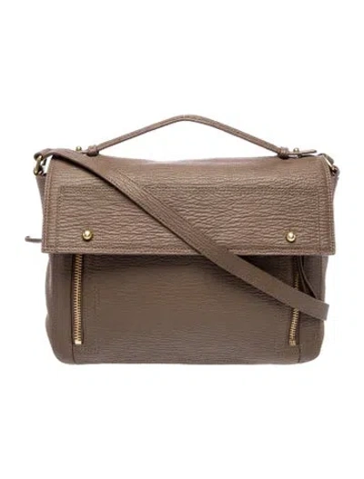 Pre-owned 3.1 Phillip Lim Leather Top Handle Bag In Brown