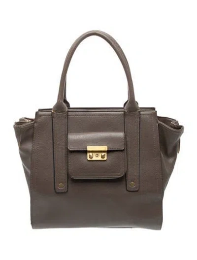 Pre-owned 3.1 Phillip Lim Leather Top Handle Bag In Brown