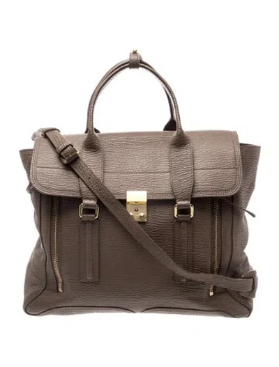 Pre-owned 3.1 Phillip Lim Leather Top Handle Bag In Brown
