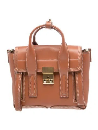Pre-owned 3.1 Phillip Lim Leather Top Handle Bag In Brown