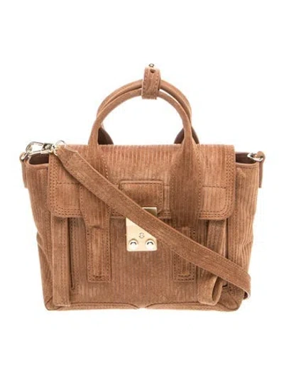 Pre-owned 3.1 Phillip Lim Leather Top Handle Bag In Brown