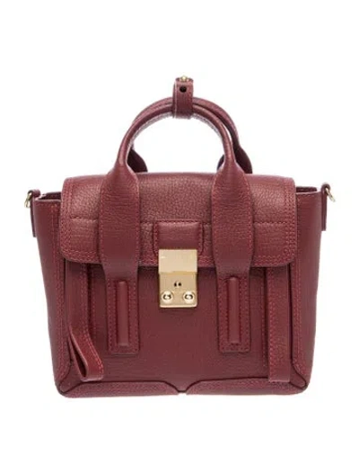 Pre-owned 3.1 Phillip Lim Leather Top Handle Bag In Gray