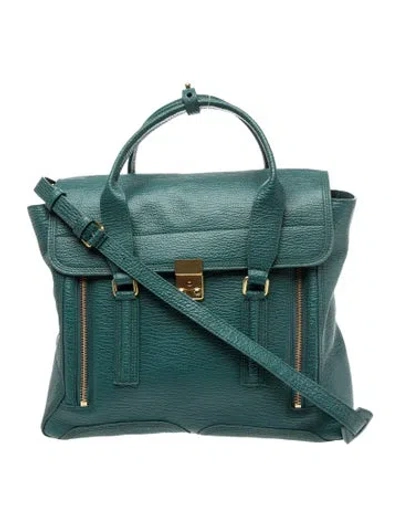 Pre-owned 3.1 Phillip Lim Leather Top Handle Bag In Green