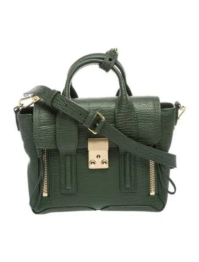 Pre-owned 3.1 Phillip Lim Leather Top Handle Bag In Green