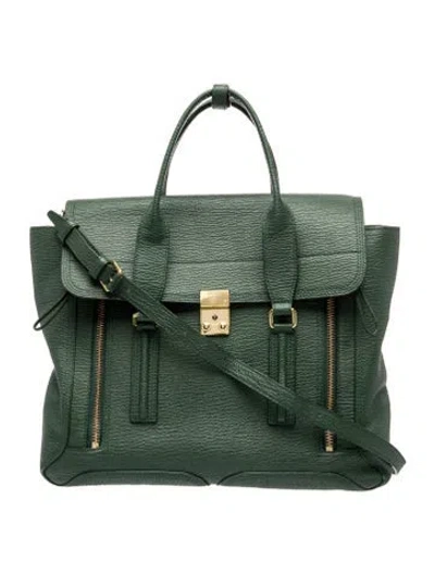 Pre-owned 3.1 Phillip Lim Leather Top Handle Bag In Green