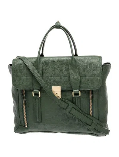 Pre-owned 3.1 Phillip Lim Leather Top Handle Bag In Green