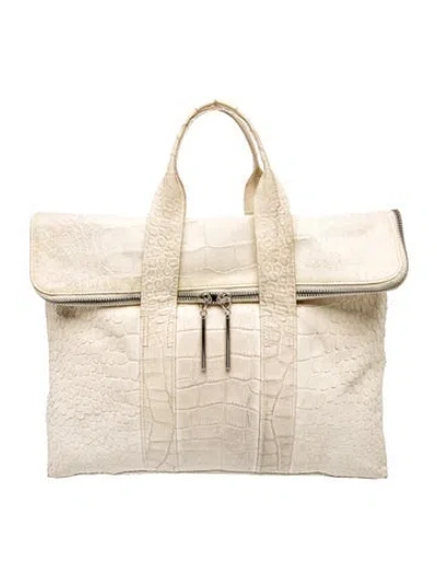 Pre-owned 3.1 Phillip Lim Leather Top Handle Bag In Neutral