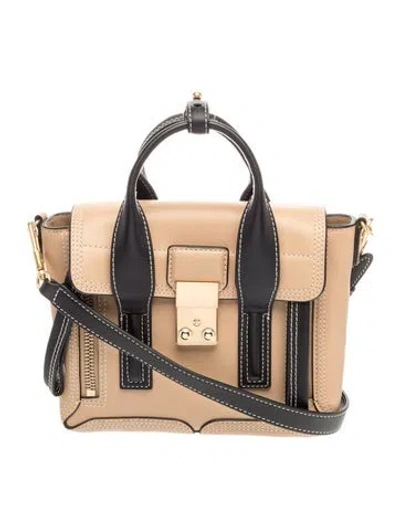 Pre-owned 3.1 Phillip Lim Leather Top Handle Bag In Neutral
