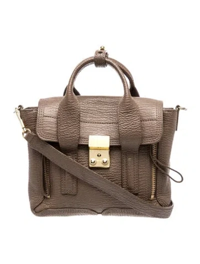 Pre-owned 3.1 Phillip Lim Leather Top Handle Bag In Neutrals