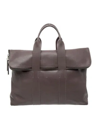 Pre-owned 3.1 Phillip Lim Leather Top Handle Bag In Purple
