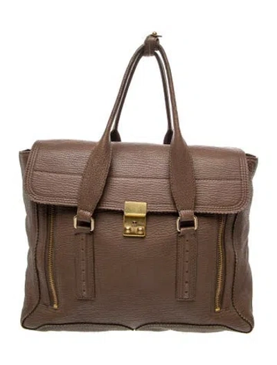 Pre-owned 3.1 Phillip Lim Leather Tote In Neutrals