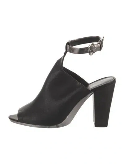 Pre-owned 3.1 Phillip Lim Leather T-strap Pumps In Black