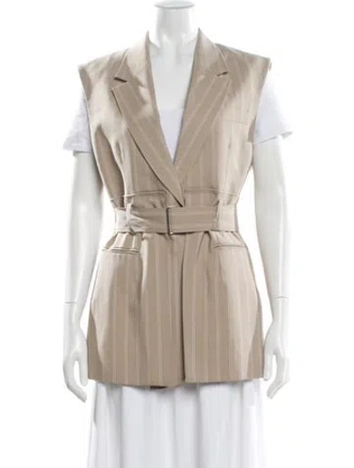 Pre-owned 3.1 Phillip Lim Leather Vest In Neutral