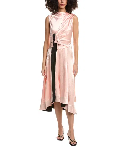 3.1 Phillip Lim Liberty Satin Sleeveless Dress In Multi