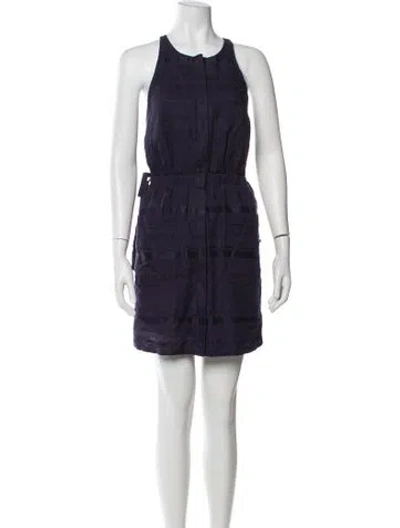 Pre-owned 3.1 Phillip Lim Linen Crew Neck Sweater In Blue