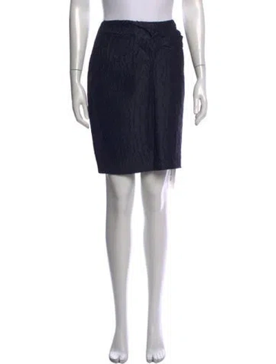 Pre-owned 3.1 Phillip Lim Linen Mini Skirt In Black