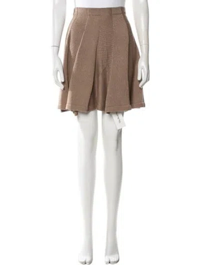 Pre-owned 3.1 Phillip Lim Linen Mini Skirt In Neutral