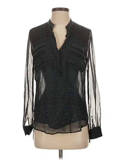 Pre-owned 3.1 Phillip Lim Long Sleeve Blouse In Black