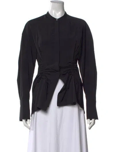 Pre-owned 3.1 Phillip Lim Long Sleeve Blouse In Blue