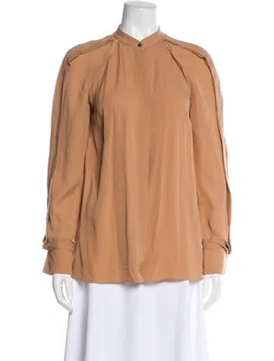 Pre-owned 3.1 Phillip Lim Long Sleeve Blouse In Neutral