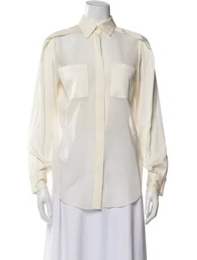 Pre-owned 3.1 Phillip Lim Long Sleeve Top In Neutral